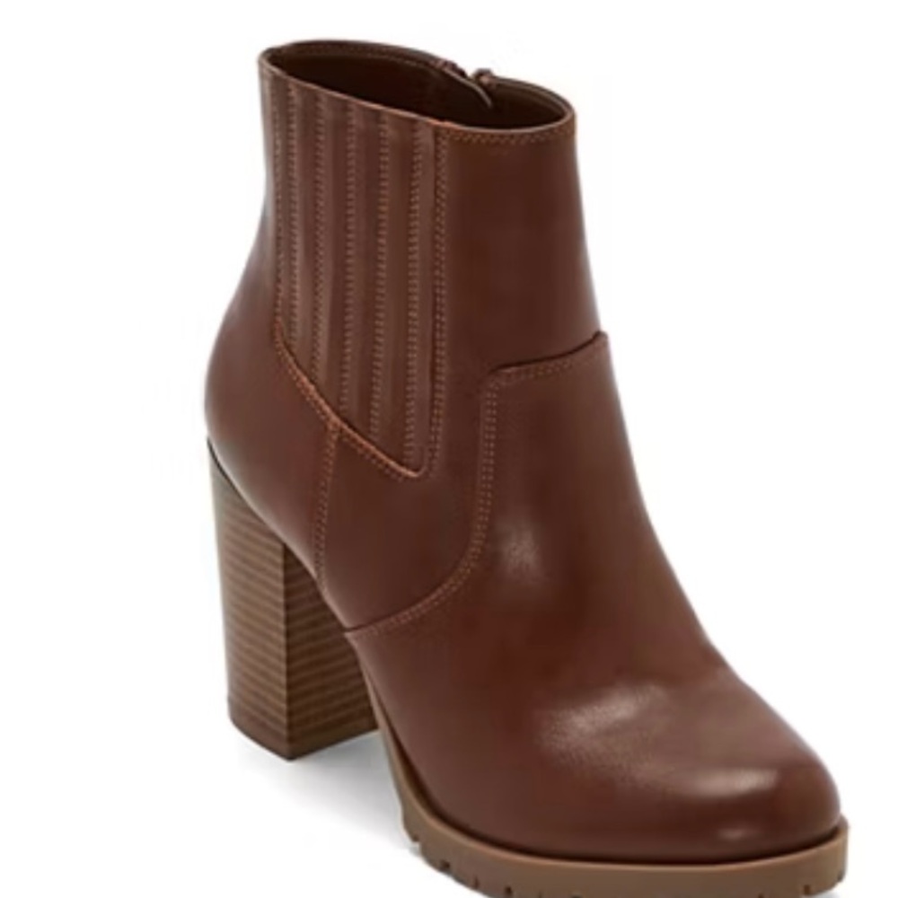 NEW ANA ROCKY DARK COGNAC SIZE 8M BOOTS